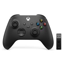 MICROSOFT XBOX SERIES X BLACK WIRELESS CONTROLLER WITH WIRELESS ADAPTER FOR WINDOWS 10