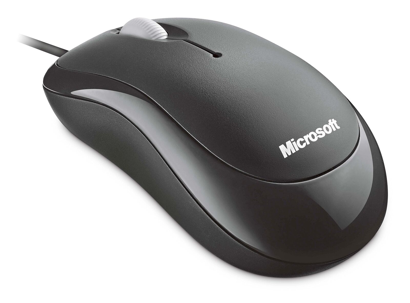 4YH-00007-Mouse óptico básico Microsoft para empresas - negro. Mouse USB cómodo, con cable
