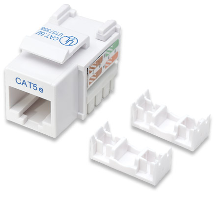 JACK RJ45 CAT5E INTELLINET UTP KEYSTONE DE IMPACTO BLANCO