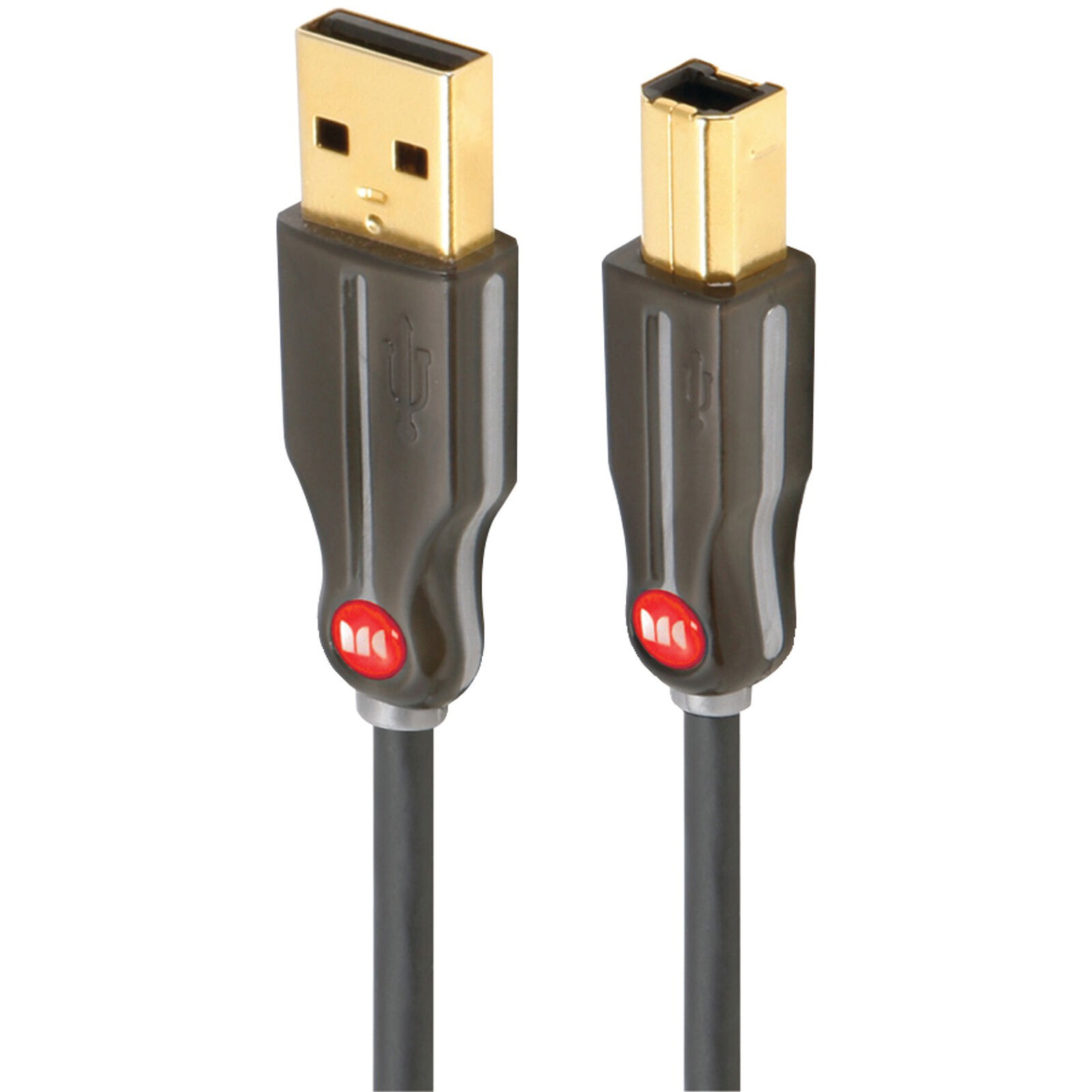 CABLE USB MACHO- USB B MACHO, 3.65 M, NEGRO
