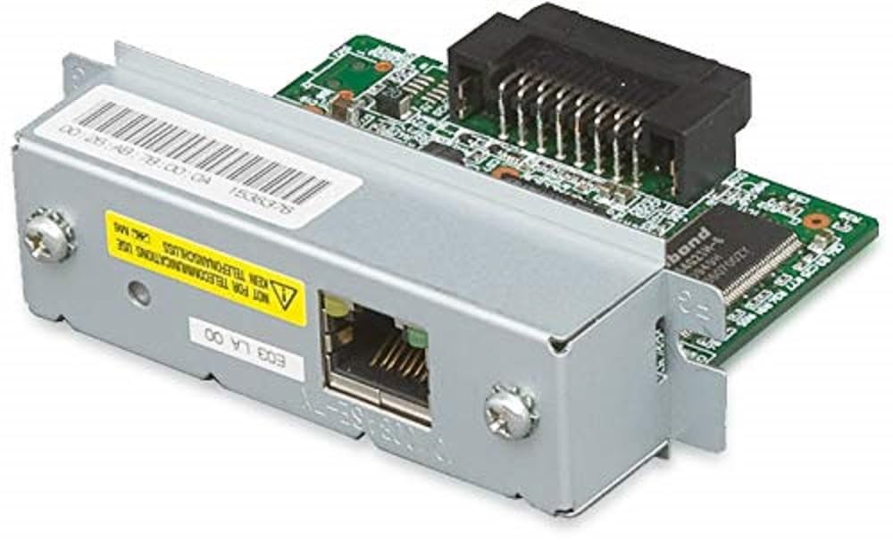 Epson UB-E04 Ethernet Interface for TM-U220 T81 U288 T88 Model C32C881008.