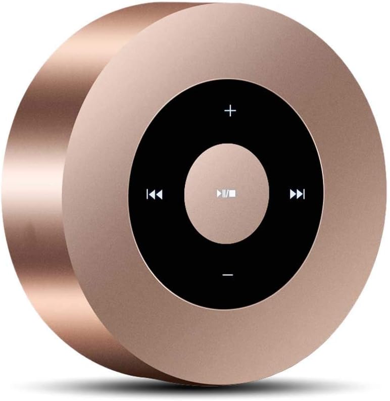 BOCINA BLUETOOTH, LETTURE BOCINA PORTÁTIL SONIDO ENVOLVENTE ESTÉREO DE 360 GRADOS MINI BOCINA INALÁMBRICA LED TOUCH BLUETOOTH SPEAKER ALTAVOZ BLUETOOTH PORTÁTIL INALÁMBRICO CON SONIDO HD / TIEMPO DE REPRODUCCIÓN DE 10 HORAS  / BLUETOOTH 4.2 / LLAMADA DE MANOS LIBRES / TF CARD/ AUX AUDIO PARA IPHONE  / IPAD / TABLETA  / LAPTOP / PUNTO DE ECO (GOLD)