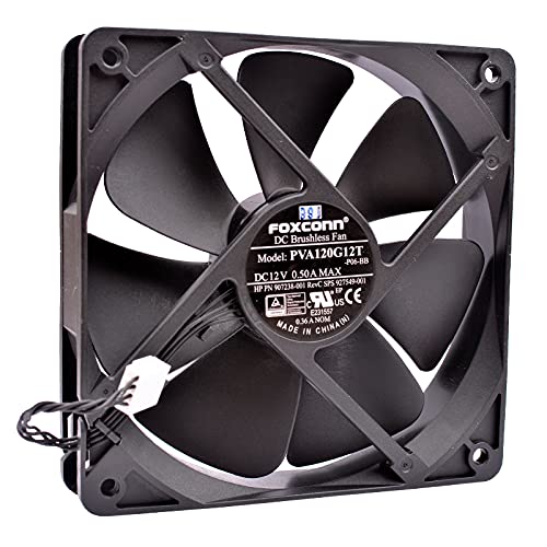 PVA120G12T Foxconn 12cm 12025 12V 0.50A server chassis CPU cooling fan