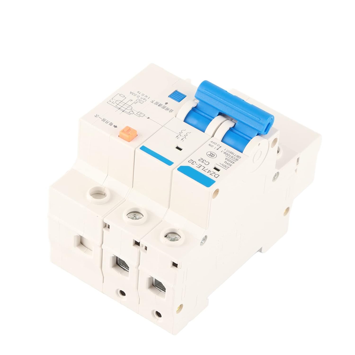 DISYUNTOR ACCIONADO POR CORRIENTE RESIDUAL CHINT NXBLE-32 C32 2P 32A