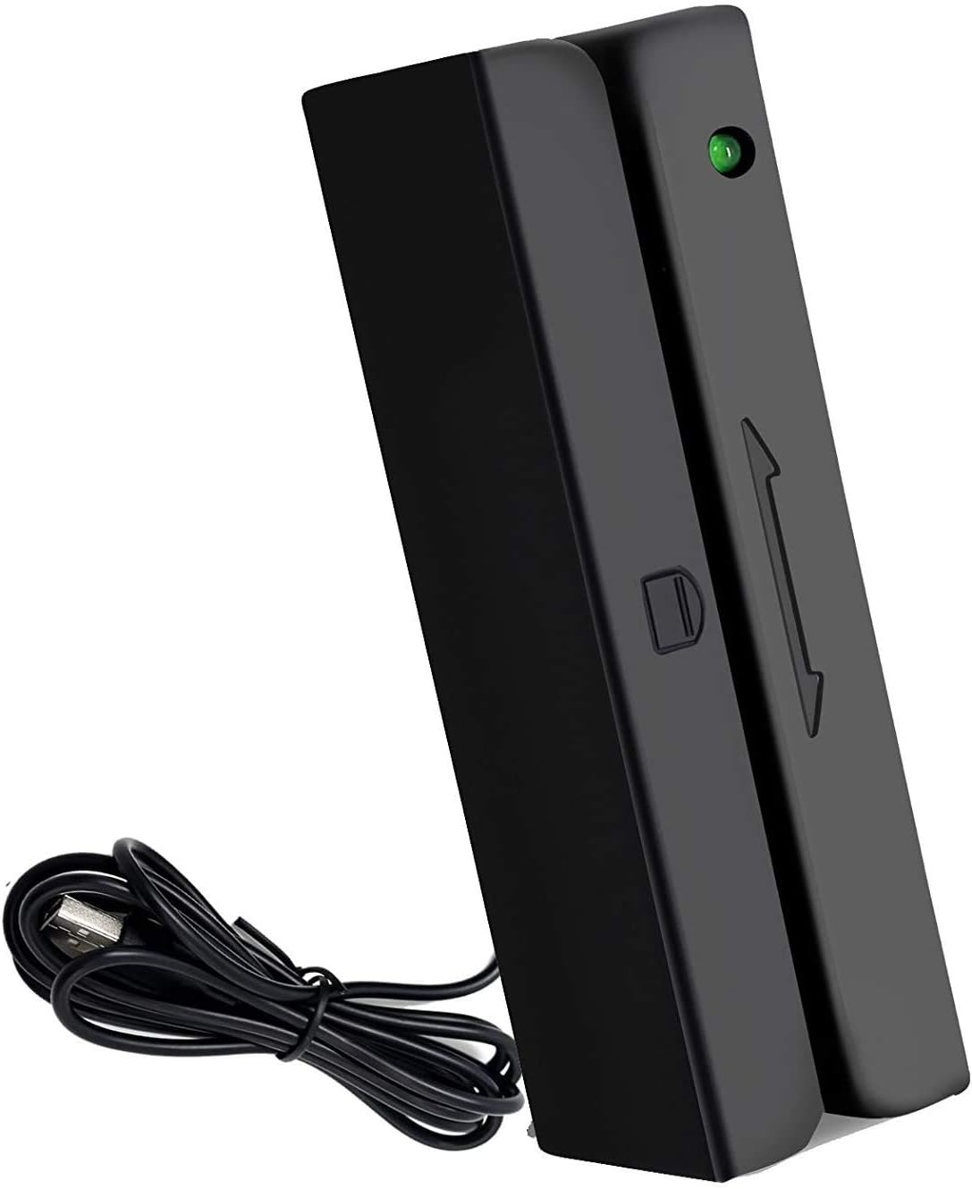 Lector de tarjetas de banda magnética USB 3-Track POS lector de tarjetas de crédito Swiper Magstripe Swipe lector de tarjetas