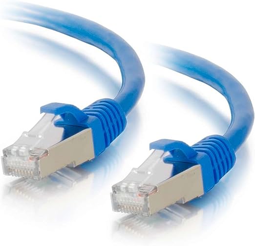 C2G / Cables to Go 00682 Cat6a Snagless Shielded (STP) Network Patch Cable, Blue (12 Feet/3.04 Meters)