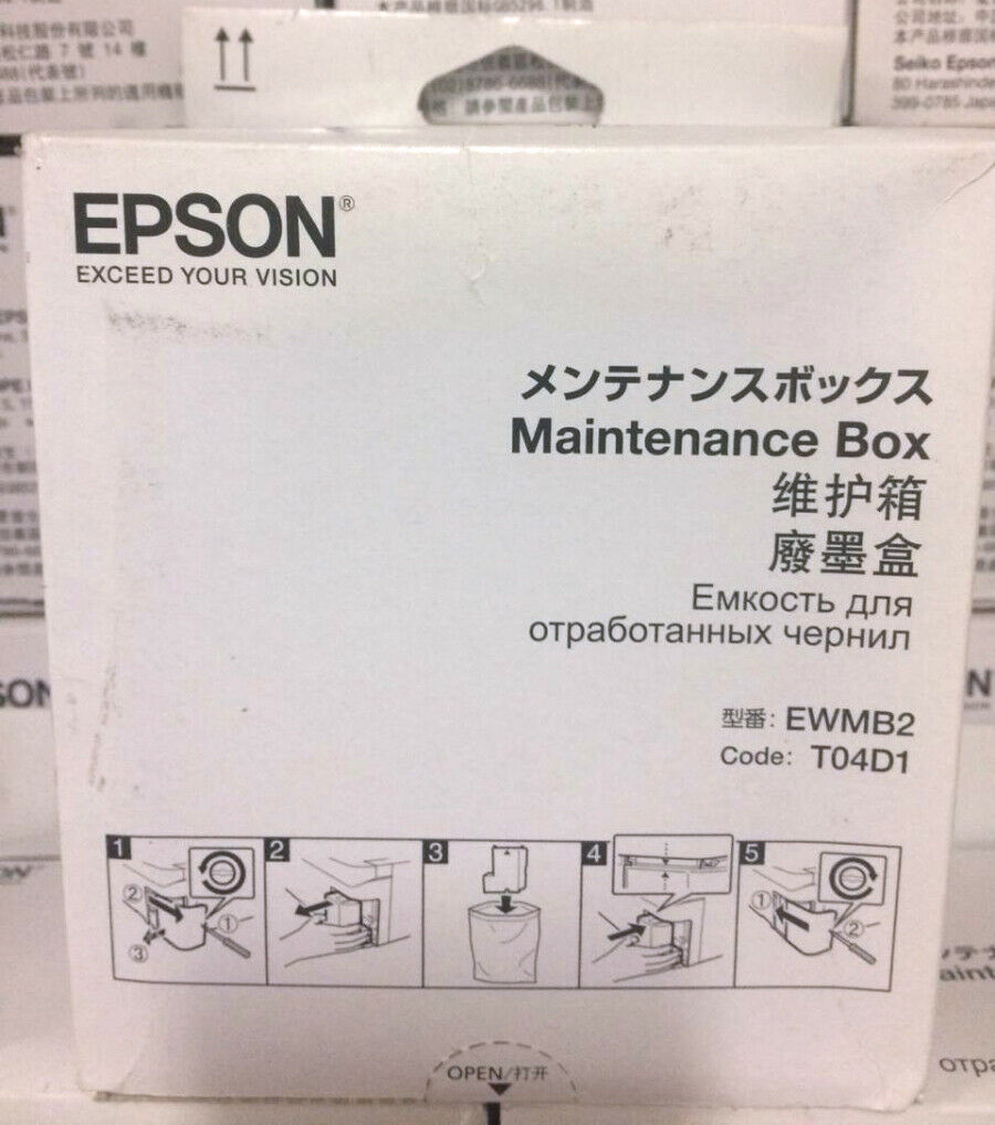 Genuine Epson ET-M2170 ET-M2140 Maintenance box tank cartridge T04D1 T04D100.