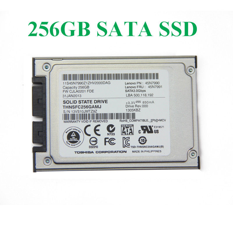 TOSHIBA 1.8  256GB SATA SSD Replace MK1633GSG MK2533GSG For HP EliteBook 2530p