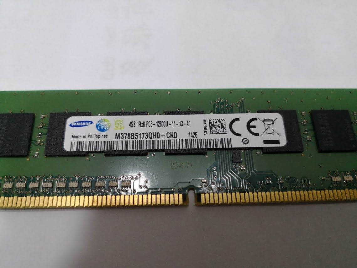Samsung DDR3 PC3-12800U-11-13-A1 1600MHZ 4GB desktop RAM