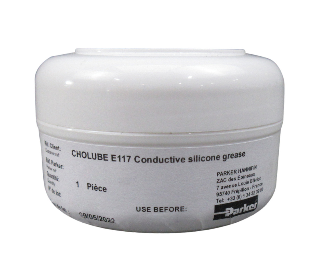 CHO-LUBE E117 Beige Electrically Conductive Grease - 200 Gram Plastic Pot