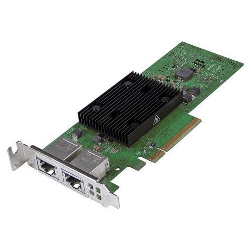 DELL 540-BBVM Dual Port Broadcom 57416 10gb Base-t Server Adapter Ethernet Pcie Network Interface Card Low Profile. Refurbished