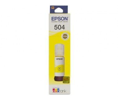Botella de Tinta Epson 504 - Amarillo - 70ml