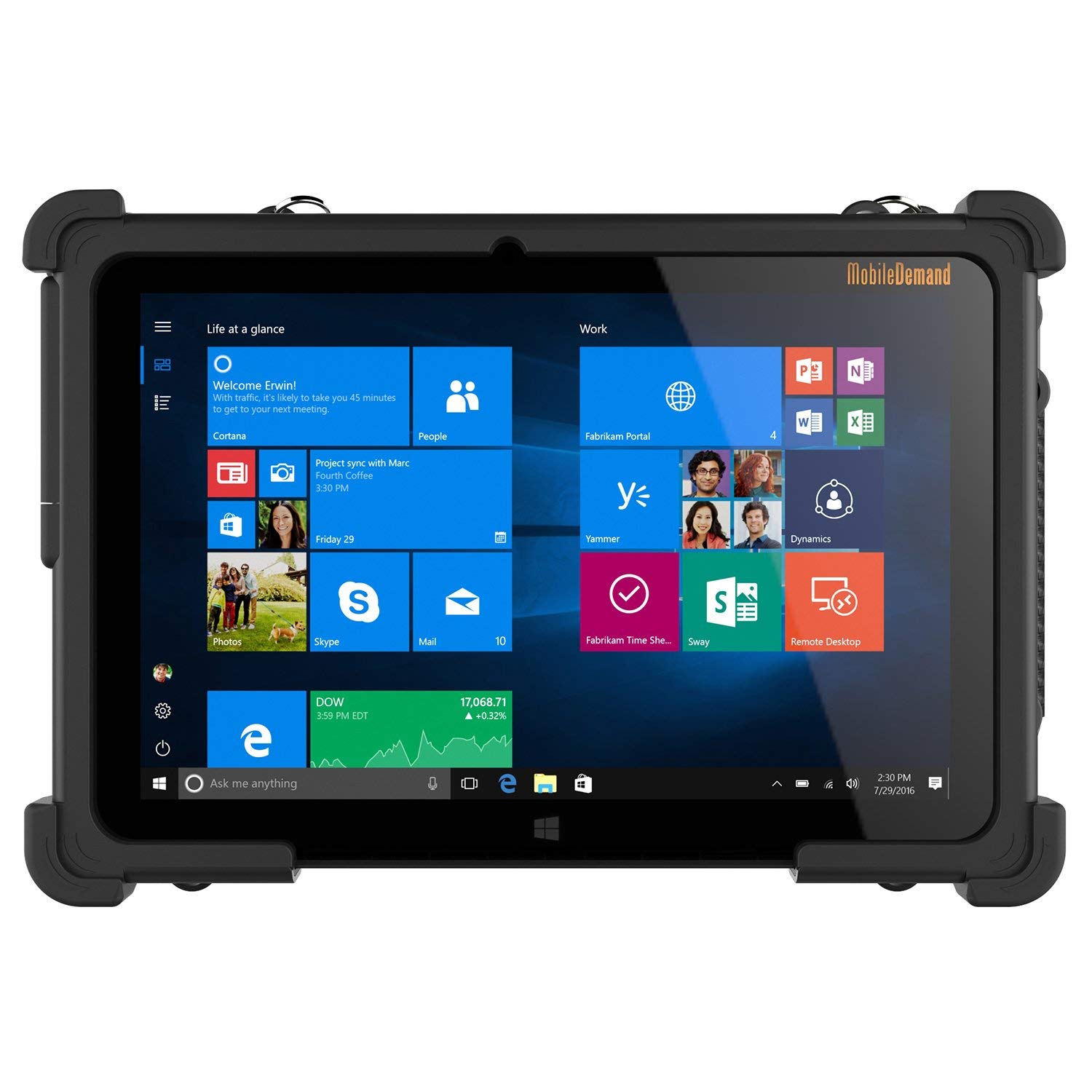 Flex 10A Windows 10 Pro Rugged Tablet - Military Drop Tested