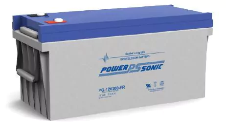 Power Sonic Batería ACID 12V 210AMPHORA DPG-12V200 FR