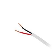Cable AUDACIOUS Premium de 2 conductores calibre 16 libre de Oxigeno para aplicaciones de audio profesional Color Externo Blanco Color interno Rojo y Negro Bobina 305 metros