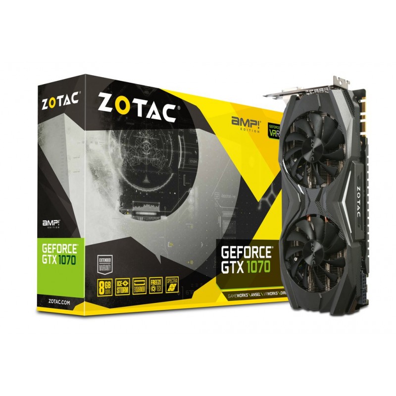 ZOTAC GeForce GTX 1070 Ti AMP Edición 8GB GDDR5 - ZT-P10710C-10P