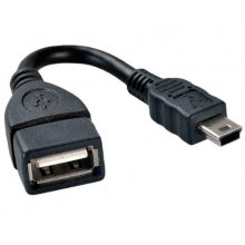 CABLE OTG MINI USB MACHO A USB HEMBRA