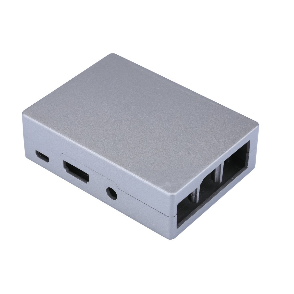 REES52 Raspberry Pi 3 Aluminum Case Silver Case Compatible with Raspberry Pi 2 Model B plus (Silver)