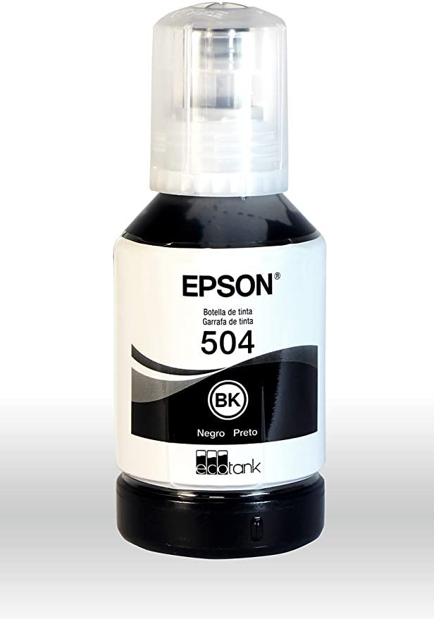 Epson Botella De Tinta Ecofit Color Negro, T504120