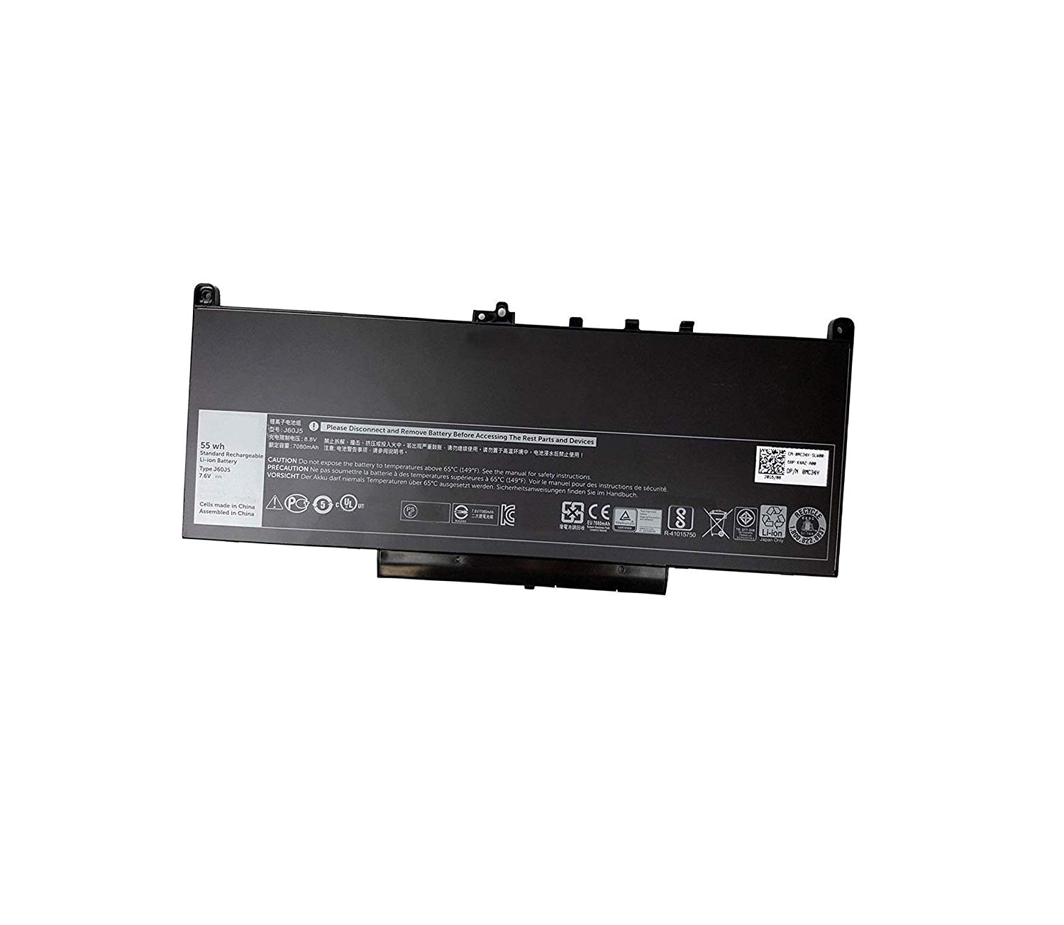 Replacement GG4FM Battery for Dell Latitude E7270 E7470 7.6V 55Wh Battery MC34Y 1W2Y2 242WD GG4FM J60J5
