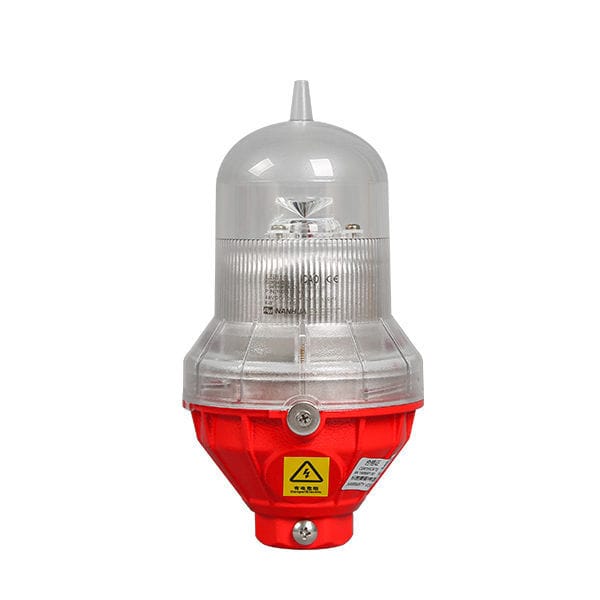 LUCES DE ADVERTENCIA LED LS810 DE BAJA INTENSIDAD, LUZ DE ADVERTENCIA DE AVIONES DE OBSTRUCCIÓN DE AVIACIÓN EN TORRES, EDIFICIOS, GRULLAS