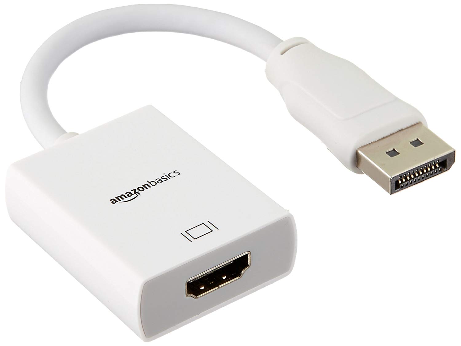 AmazonBasics DisplayPort to HDMI Display Adapter Cable.