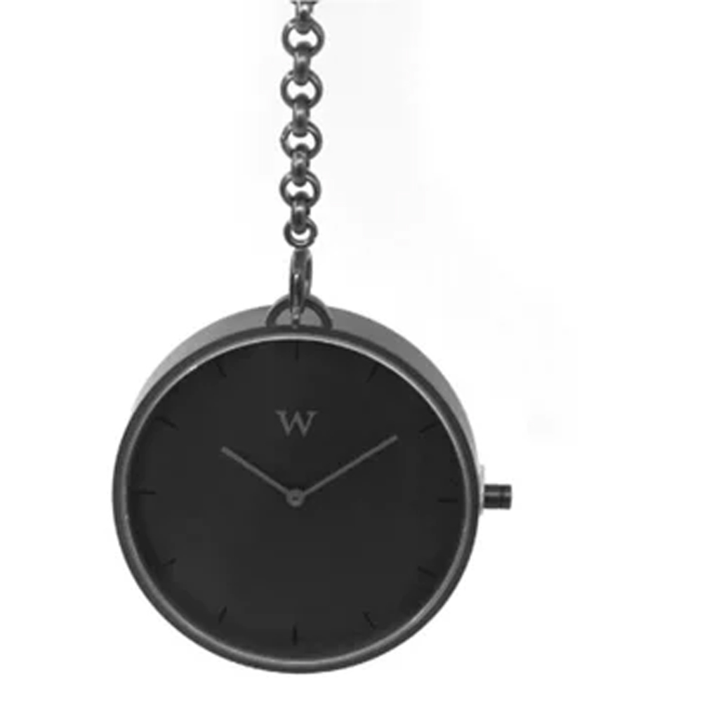 BLACK POCKET WATCH  602860764049 UPC .