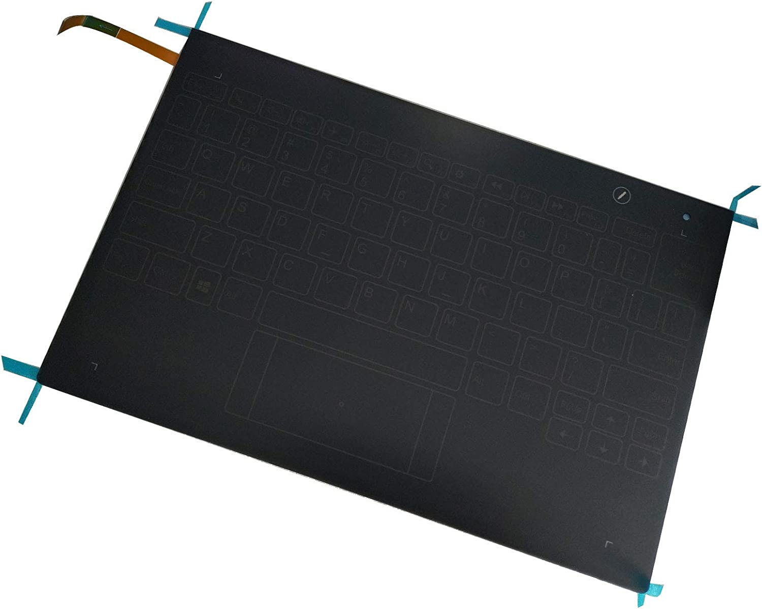 YUHUAI Teclado de repuesto compatible para Lenovo Yoga Book YB1-X90L YB1-X90F YB1-X91L YB1-X91F Touch US Layout