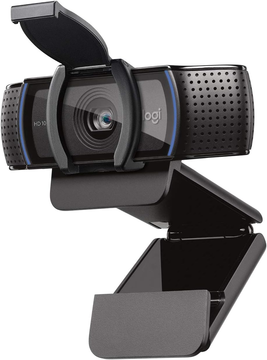 LOGITECH WEBCAM HD PRO C920S CON MICROFONO FULL HD 1920 X 1080 PIXELES SUB 2.0 NEGRO