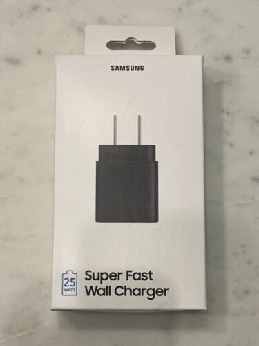 Samsung (Genuine) Super Fast Wall Charger Adapter 25W Type C Black