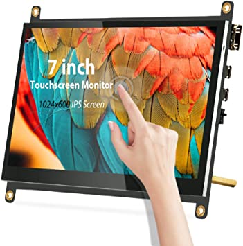 7 Inch IPS Touch Screen LCD Display Monitor HD 1024x600 with HDMI