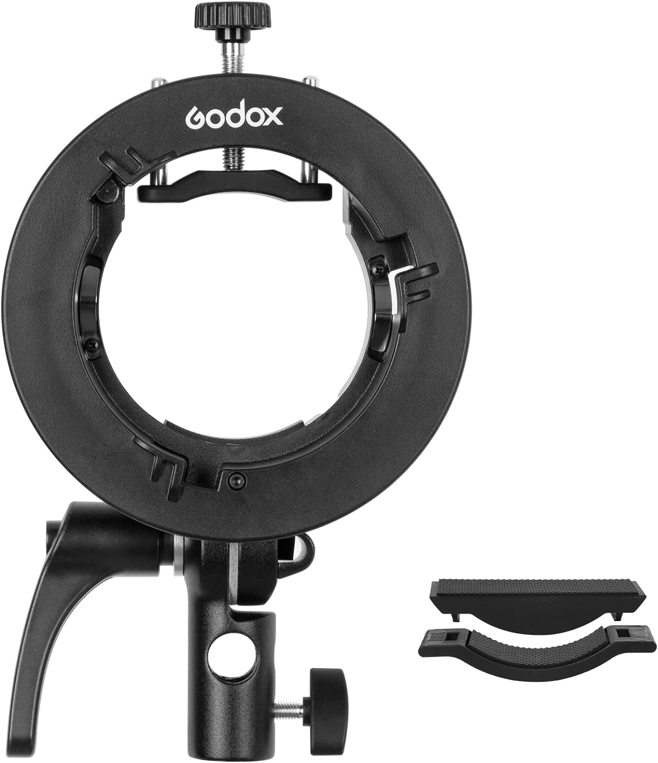 Godox S2 Speedlight - Soporte Bowens para Godox V1 AD200Pro, AD200, AD300Pro, AD400Pro, V860II TT685 TT600 TT350 Series Speedlites, control de inclinación flexible