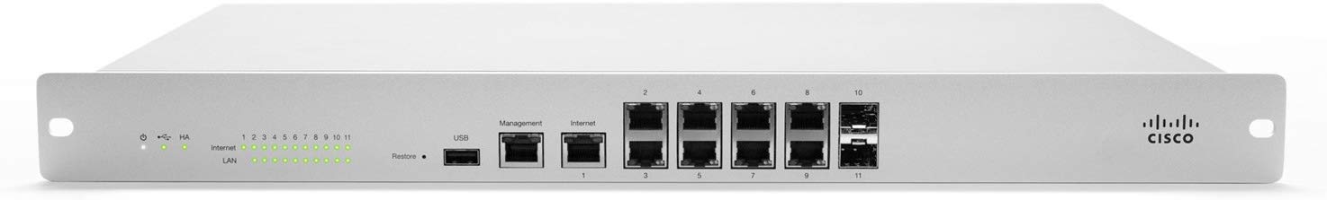 Cisco Meraki MX100 Cloud Managed Security Appliance