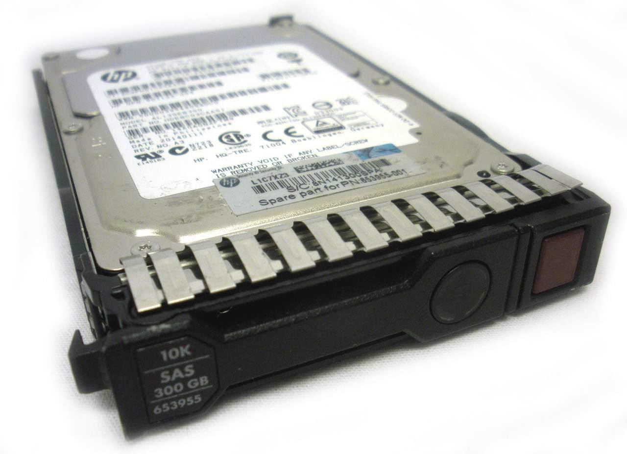 HP 300GB 6G SAS 10K 2.5" SFF SC ENTERPRISE HDD 652564-B21 653955-001