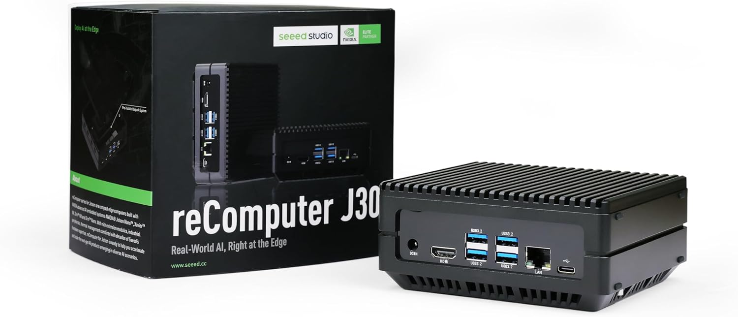 RECOMPUTER J3011 - COMPUTADORA EDGE AI CON NVIDIA JETSON ORIN NANO 8 GB (COMPATIBLE CON SUPER MODE