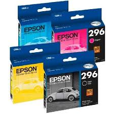 4 PACK CARTUCHOS EPSON T296 COLOR NEGRO/MAGENTA/AMARILLO/CIAN