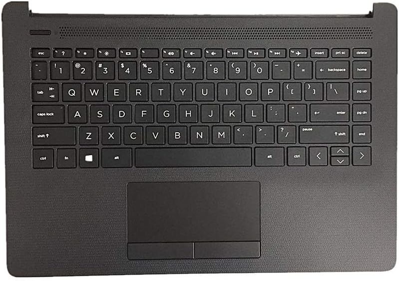 Repuesto para HP 5.5 in 14T-CM 14Z-CM 14-CK 14-CK 14-CK 5.5 in 14-dg 14q-cs 14q-cy Laptop Upper Case Keyrest Keyboard Part L23239-001 6070B1306301 Cubierta superior negra
