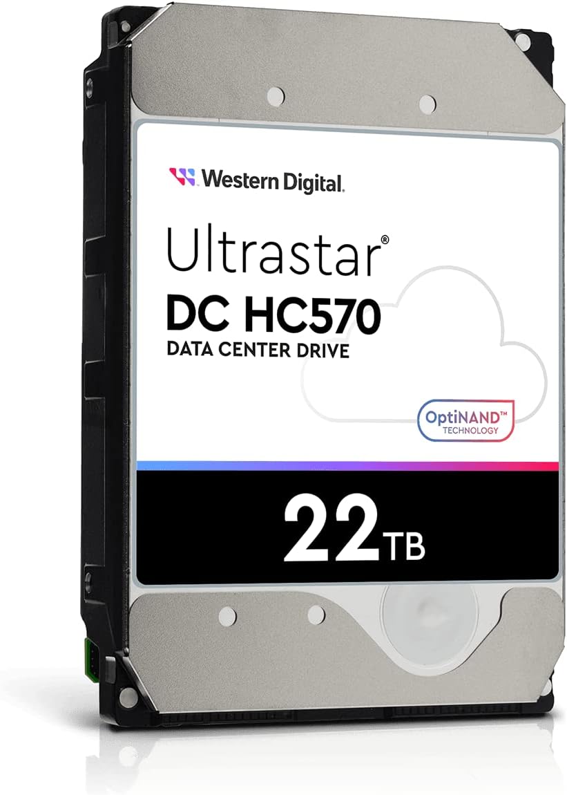 Western Digital WD Ultrastar HC570 WUH722222ALE6L4 22TB 7200RPM 3.5 disco duro de computadora 0F48155