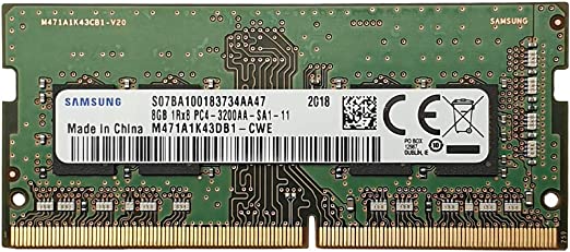 Módulo de memoria RAM de 8 GB DDR4 3200 MHz PC4-25600 1.2 V 1Rx8 260 pines SODIMM para portátil M471A1K43DB1-CWE