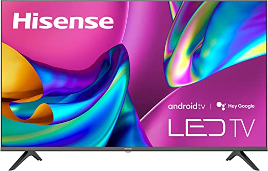 Hisense Serie A4 40 Pulgadas Clase FHD Smart Android TV con DTS Virtual X, Modos de Juego y Deportes, Chromecast Integrado, compatibilidad con Alexa (40A4H, Nuevo Modelo 2022)