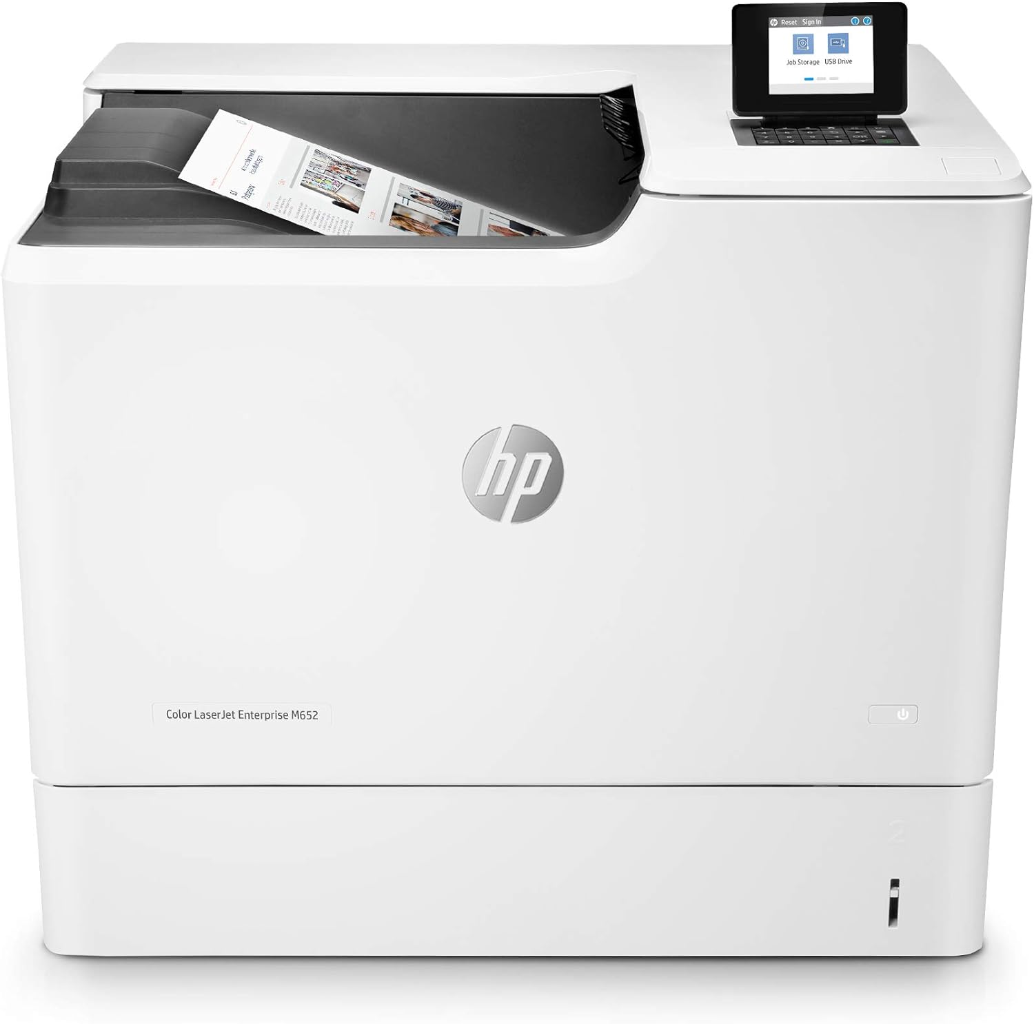 HP Impresora Color Laserjet Enterprise M652dn con impresión dúplex (J7Z99A), Color Blanco