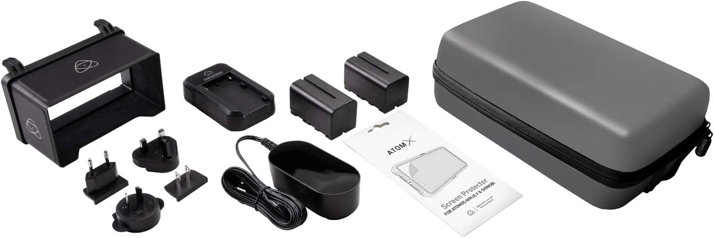 ATOMACCKT2-Atomos Kit de accesorios de 5" para monitores Shinobi, Shinobi SDI y Ninja V