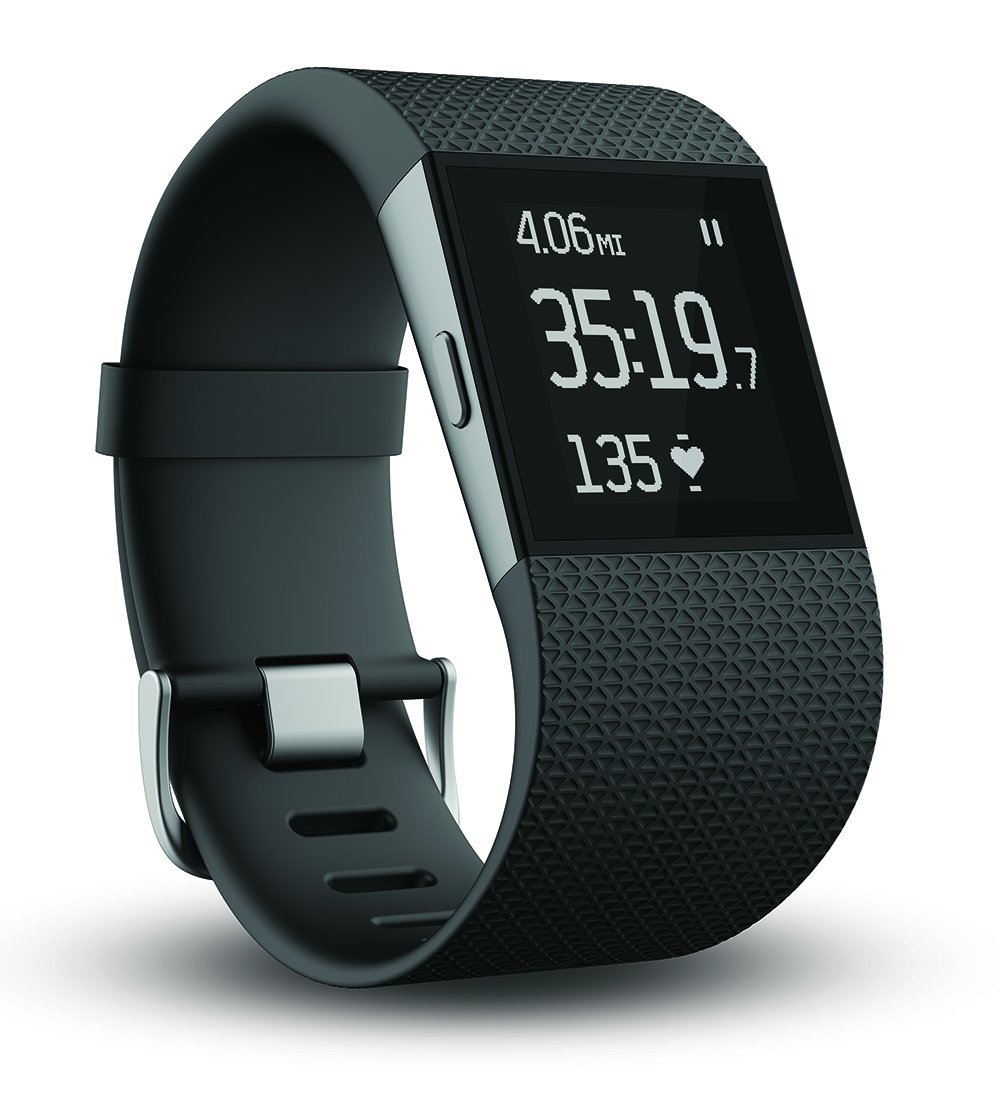 Fitbit Surge Fitness Superwatch, Black, Small