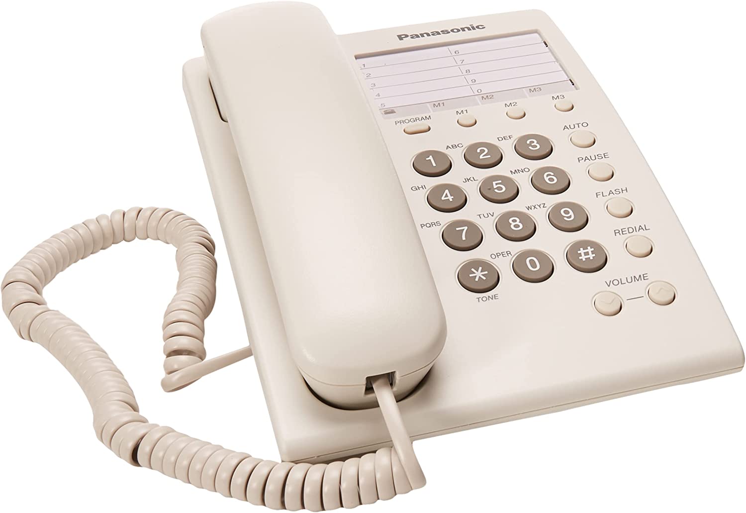 Panasonic KX-TS550MEW Teléfono analogo Fijo de Línea Fija