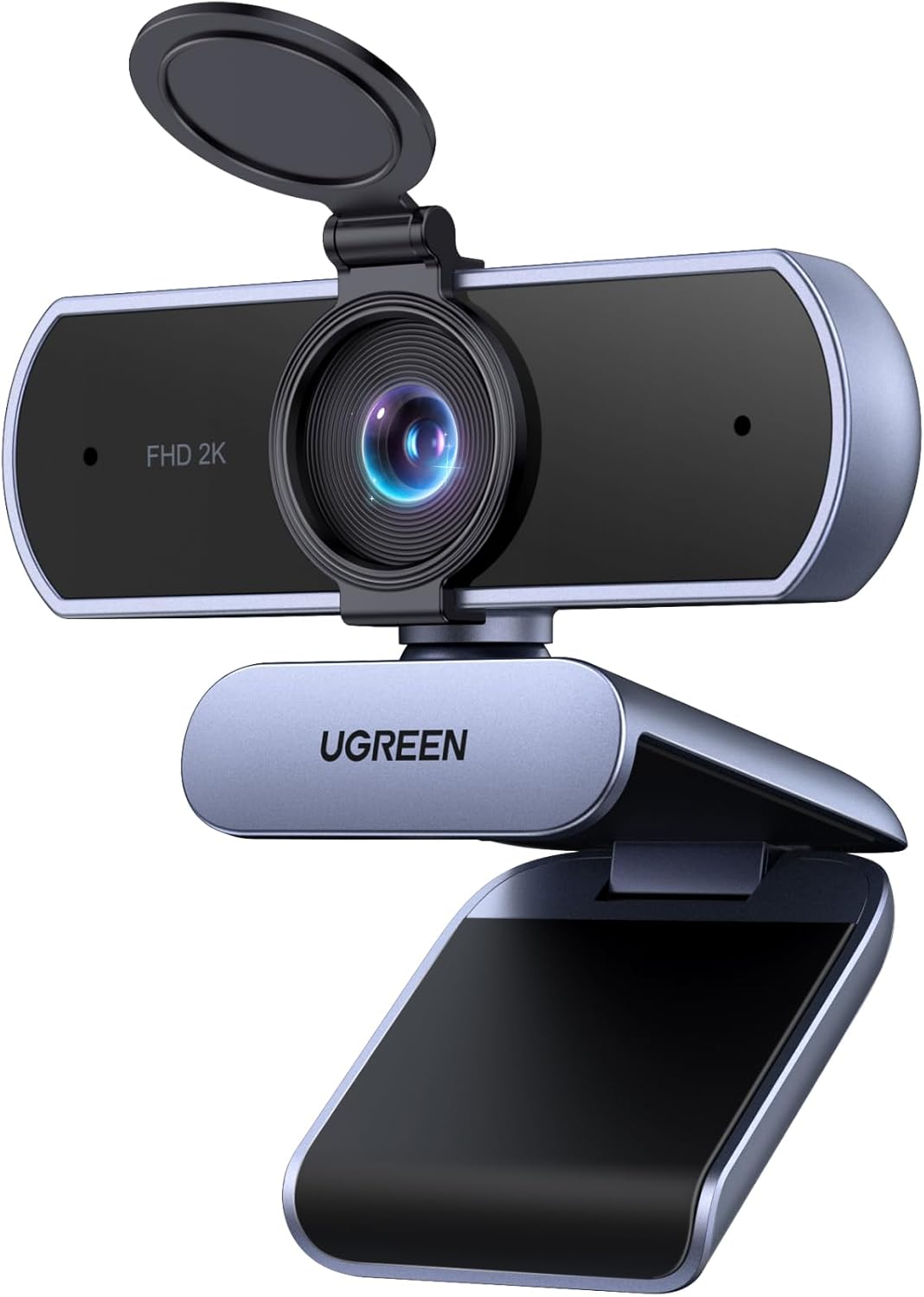 UGREEN 2K WEBCAM, CÁMARA WEB HD PARA PC CON MICRÓFONO, PLUG?PLAY, WEBCAM CON CUBIERTA DE PRIVACIDAD, USB-A CÁMARA WEB PARA TRANSMISIÓN, CONFERENCIAS, VIDEOLLAMADAS, ZOOM, SKYPE, FACETIME