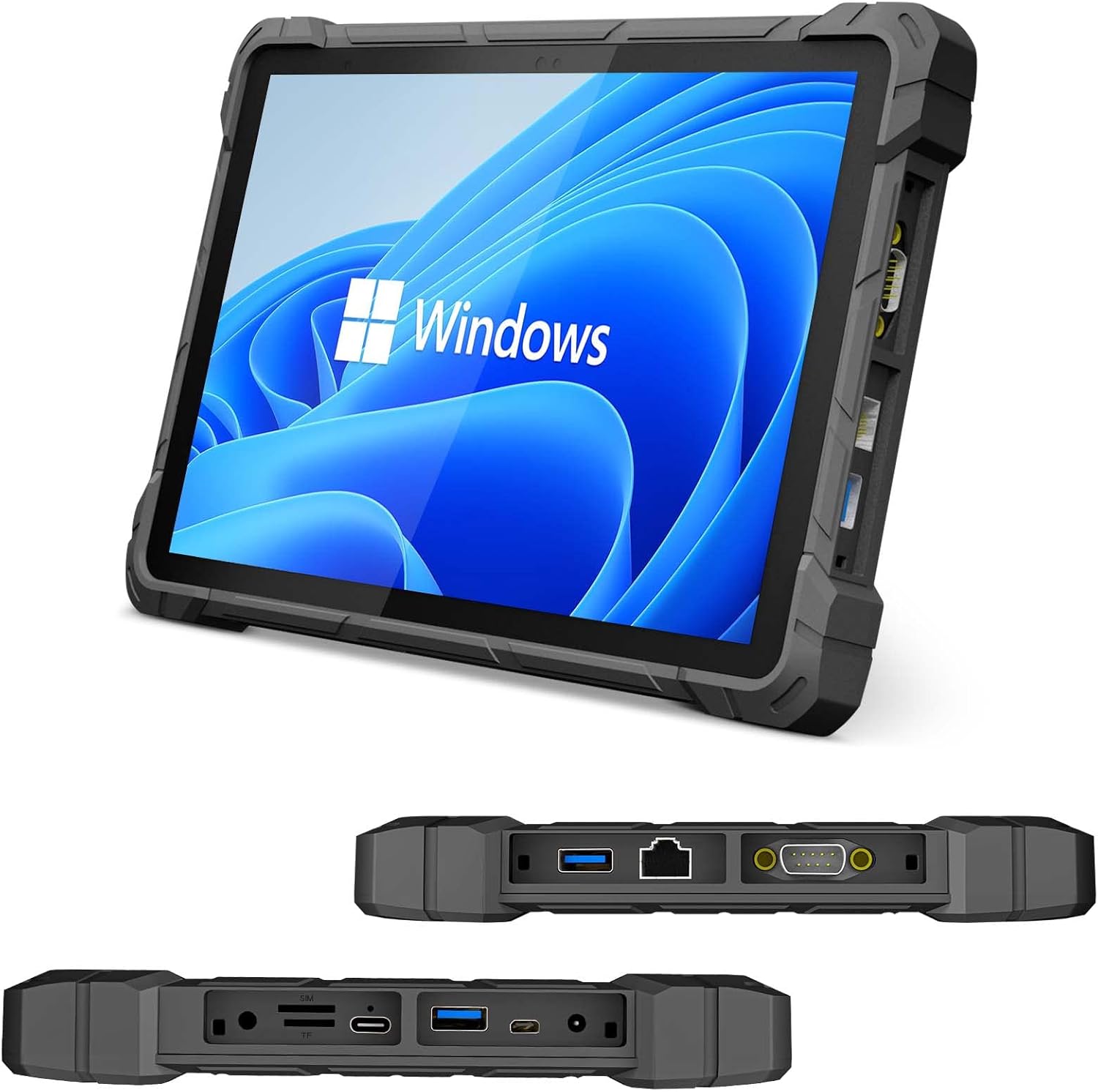 HIGOLE PC TABLETA RESISTENTE WINDOWS N4120, TABLETA DE 10.1 PULGADAS WIN 11 PRO 8GB RAM/128 GB ROM TABLETA RESISTENTE HUELLA DACTILAR 4G LTE GPS 8000MAH/7.6V BATERÍA, WIFI 5 BT5.0 PARA TRABAJO