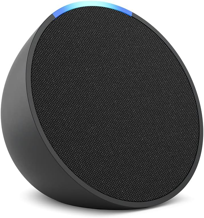 Presentamos el Echo Pop | Bocina inteligente y compacta con sonido definido y Alexa | Negro