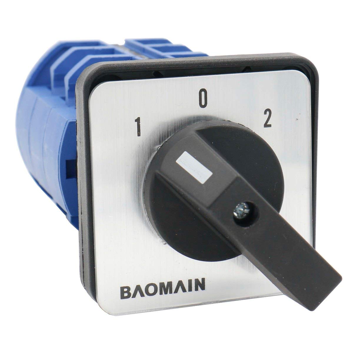 Baomain Interruptor giratorio universal SZW26-63/D303.3 660V 63A 3 posiciones 3 fases