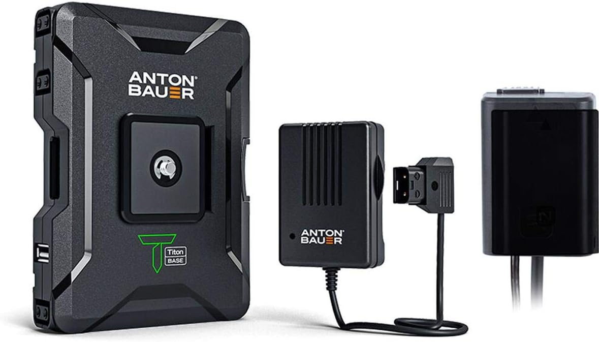 Anton/Bauer Titon Base Kit compatible con Sony A9, A7rIII A7sIII, NP-FZ100, batería de litio, reemplazo de batería, batería de liberación rápida