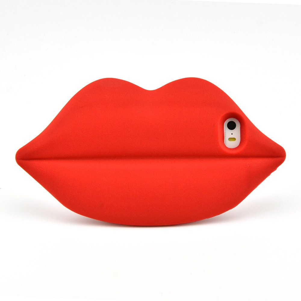 FUNDA CON FORMA DE LABIOS PARA IPHONE VARIOS COLORES